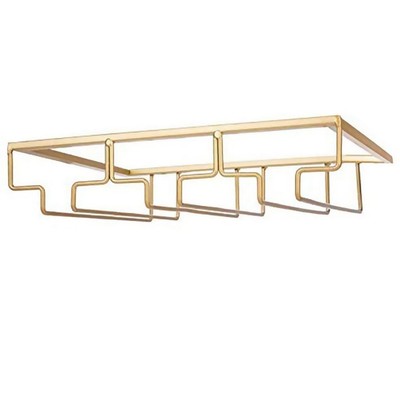 3 Reihen Weinglas Regal Unter Schrank Stielglas Halter Eisen Weinglas2988