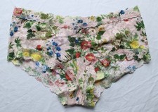 Hanky Panky Women's Signature Lace Print Boyshort Panty ZG3 Multicolor Small NWT