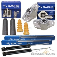 SACHS 2x STOSSDÄMPFER HINTEN+DOMLAGER+ PROTECTION-KIT FÜR VW TOURAN 1T BJ 03-15