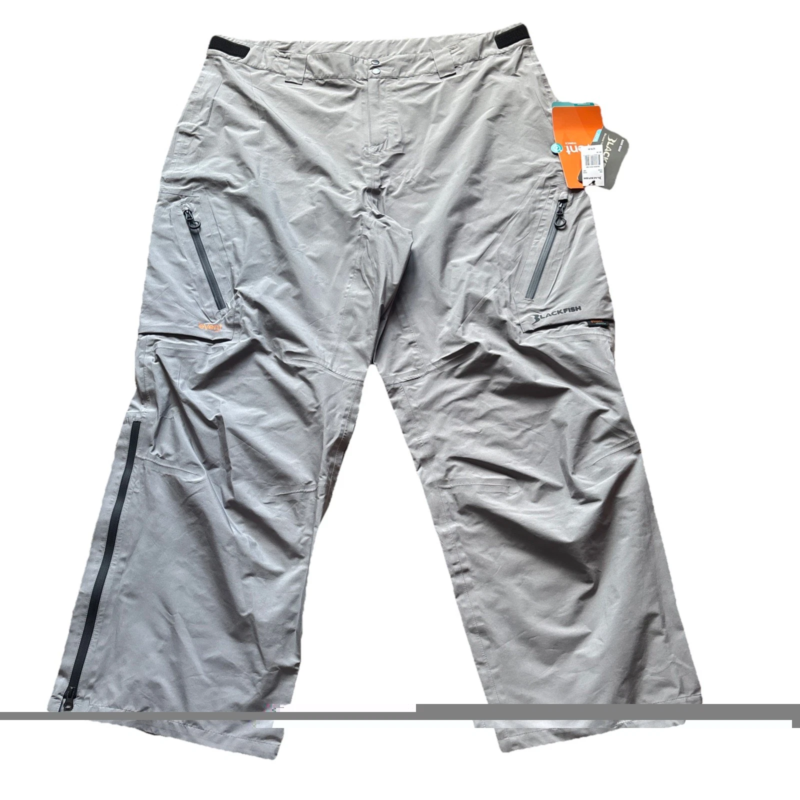 Men's Blackfish Zephyr Soft Shell Rain Pants 3XL Waterproof Adj. Waist NWT