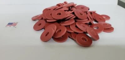ALL ABOUT RUBBER SBR RUBBER WASHER 1/8THK X 1-1/2 " OD X 1/2 " ID 100 PC PACK FREE SHIPPING