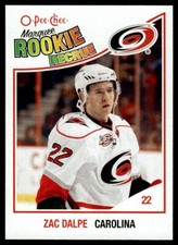 2010-11 O-Pee-Chee MARQUEE ROOKIE Zac Dalpe Rookie Carolina Hurricanes #539