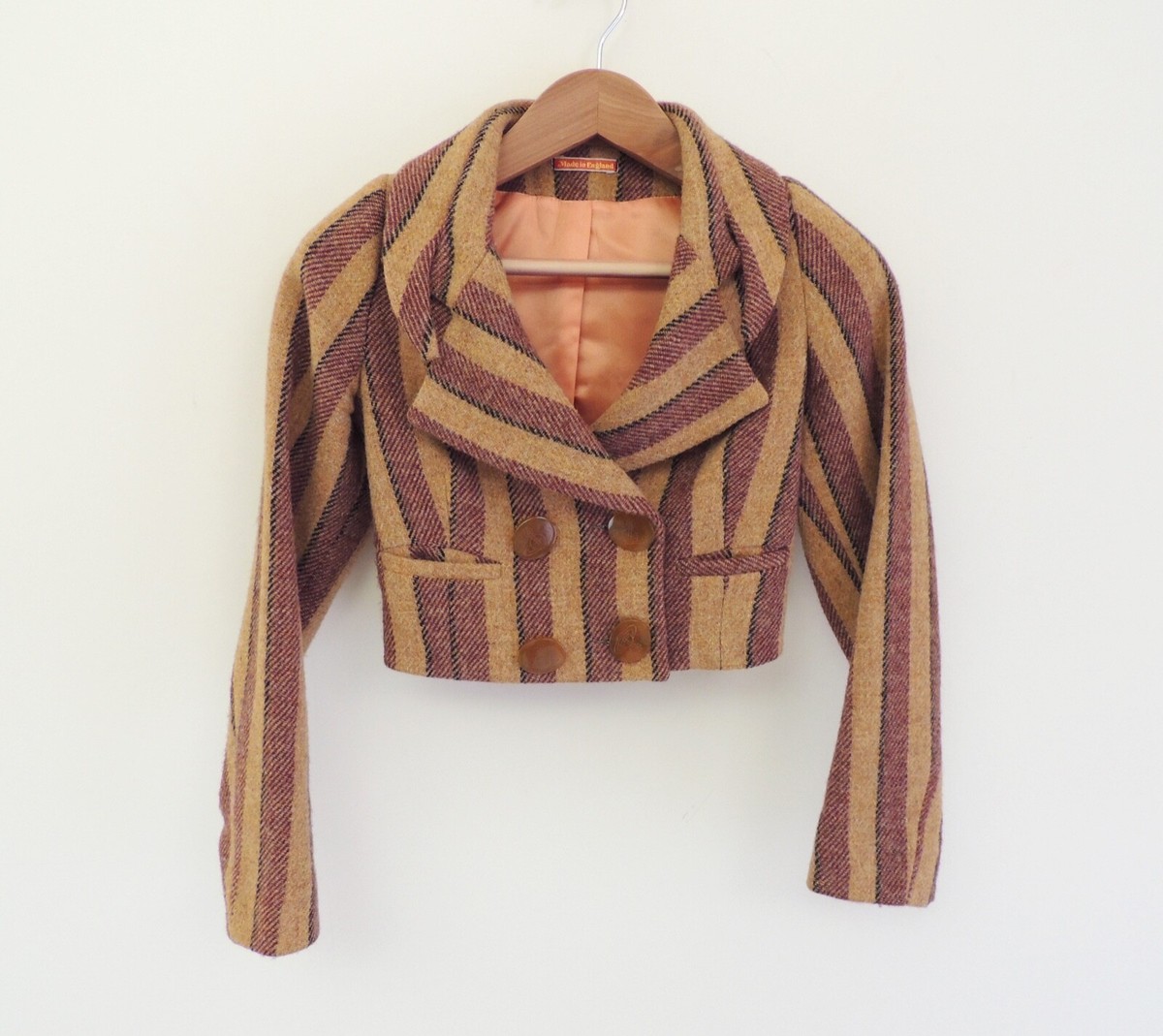 VIVIENNE WESTWOOD 1990 PORTRAIT - Harris Tweed stripe