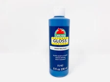 Apple Barrel Gloss Acrylic Paint 8oz-Real Blue,Non-toxic - 20424E - FREE SHIP!