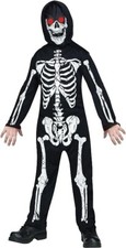 Fun World Fade In/Out Skeleton Phantom Halloween Costume, Child's Large 12-14