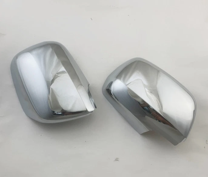 Cubierta de tapa de marco lateral de espejo retrovisor cromada para 01-07 Toyota Highlander 2PS Foto 2 de 4