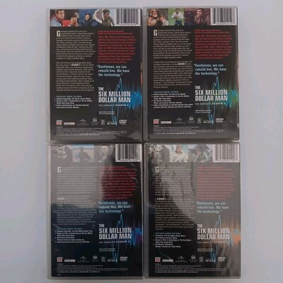 The Six Million Dollar Man DVD Set Seasons 2,3,4,5 Time Life Lee