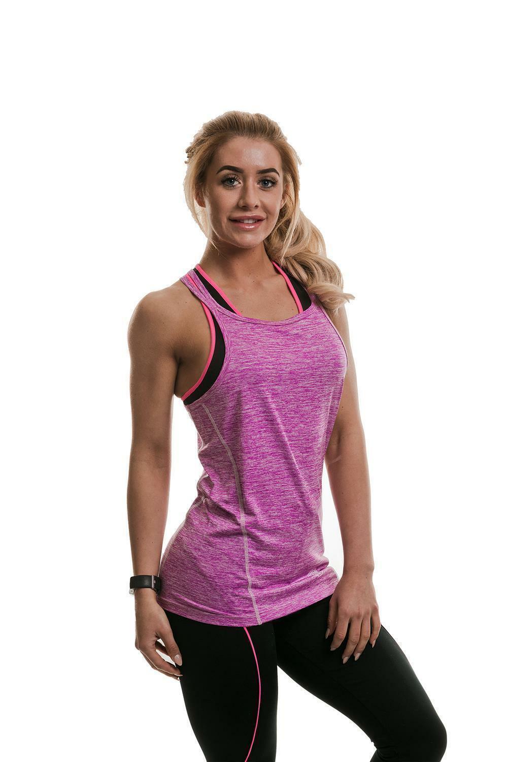 Golds Gym Performance Damen Tank Lilac Marlin Kleidung Ladies 7890₽