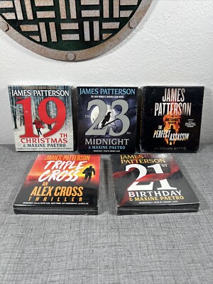 James Patterson The 23rd Midnight 19 Christmas 21 B-day,triple Cross Perfect X5