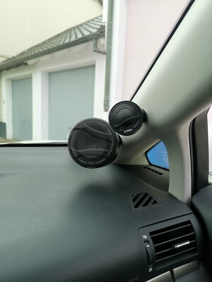 Audison Voce AV3.0 and AV1.1 , Aluminum pods for Audison  Midrange and Tweeters 