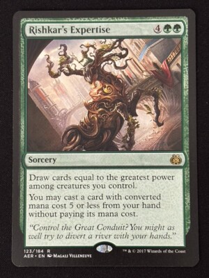 1x MTG Rishkar's Expertise - Aether Revolt (AER) #123 - Magic the Gathering
