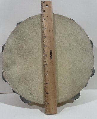 ② ちゃこ 様 tambourine VINTAGE TAMBOURINE WITH DOUBLE ROW CYMBALS (17) | eBay