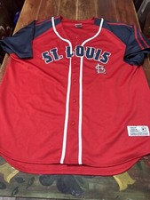 St. Louis Cardinals Batting Practice Jersey button down Men’s Size 2XL XXL MLB