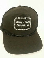 Johnny's Trains ballcap Vintage Mesh Train Collectors Snapback Otto Unused