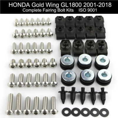 #ad Complete Cowling Fairing Bolts Screws Kit Washer Fit For Honda Gl1800 Goldwing $25.16