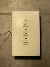 LiteTouch Control Station Keypad Savant - Low Voltage - 3 Button Light Almond