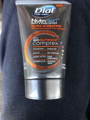 Dial For Men 7 Day Body & Face Lotion 1 Fl OZ Travel Size (Pack Of 12)