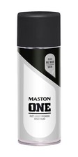 Maston ONE 400ml Spray Paint Satin, Black, White, Grey, Blue, Green, Red, Yellow