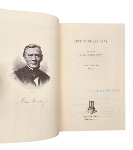 Letters of Asa Gray 2 Volumes edited by Jane Loring Gray Hardcover ExLib - Picture 4 of 8