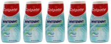 ( LOT 5 ) Colgate Whitening Fluoride Toothpaste Crystal Mint 4.6 oz each SEALED