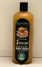 Natural Wunderz Exfoliating Turmeric + Raw Sugar Body Wash 32 FL OZ
