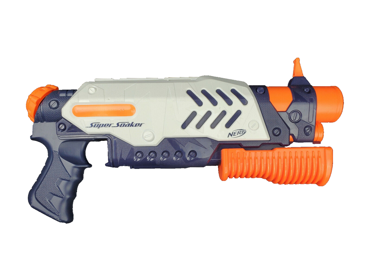NERF Super Soaker Toy Water Gun Scatter Blast Stream Pump-Action TESTED
