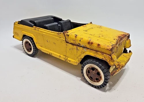 Rusty Vintage Tonka Jeepster Convertible Car