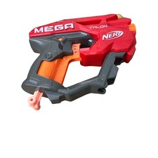Nerf Gun Mega Talon Blaster Red Pistol Single Shooter