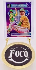 2023 Donruss Diamond Kings Holo Purple Rollie Fingers #18 Oakland Athletics