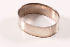 Serviettenring Silber 835 ohne Monogramm oval
