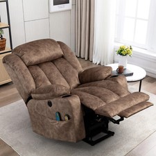 Large Electric Power Lift Recliner for Elderly Big Tall with Extended Footrest