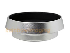 37mm Silver Tilted Curved Lens Hood for OLYMPUS M.Zuiko 17mm f2.8 "US SELLER"