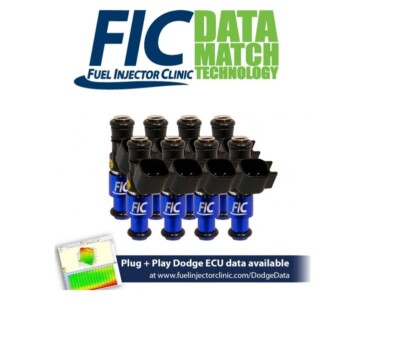 New FIC 1440cc 140lb fuel injectors 15-23 Dodge Charger Hellcat 6.2 supercharged