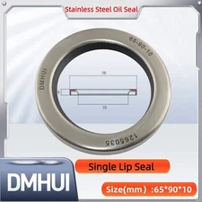 Oil Seal 65x90x10 Single Lip Seal Stainless Steel Oil Seal PTFE SS 65×90×10