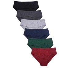 6 Pcs Knocker Men's Plain Bikini Briefs Underwear Pick Size