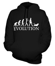 BASSET HOUND EVOLUTION OF MAN UNISEX HOODIE MENS WOMENS LADIES DOG LOVER GIFT