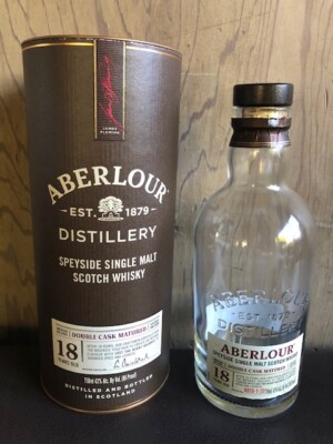Aberlour Speyside Single Malt Scotch Whisky 18 years old Empty