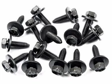 GM Truck Body & Fender Bolts- M8-1.25 x 30mm- 13mm Hex- 24mm Washer- 15pcs- #166