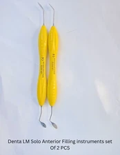 Dental Composite Resin Filling Solo Anterior Spatula Instruments Tools 2 Pcs Set