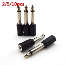 6.35mm 1/4"Male plug to 3.5mm 1/8" Mono Female Jack Headphone Audio Adapter