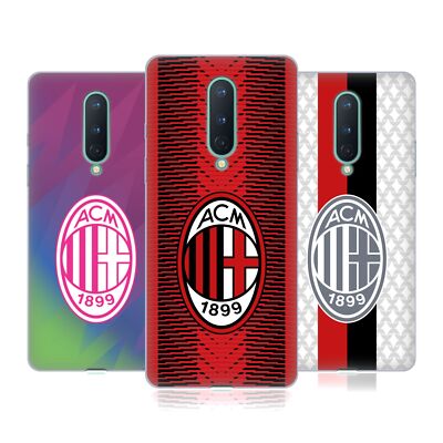 OFFICIAL AC MILAN 2023/24 CREST KIT SOFT GEL CASE FOR GOOGLE ONEPLUS PHONES