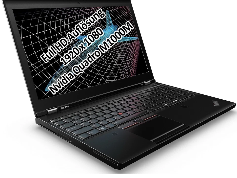 Lenovo ThinkPad P50 · i7-6820HQ · 4GB · 256GB