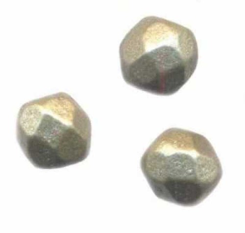 200 Perles Facettées Preciosa Bohème 4mm - Couleur Bronze/or, Livraison Gratuite, Fabrication Française