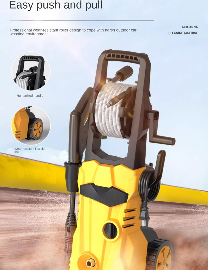 High-Power Portable Pressure Washer for Home and Car Cleaning