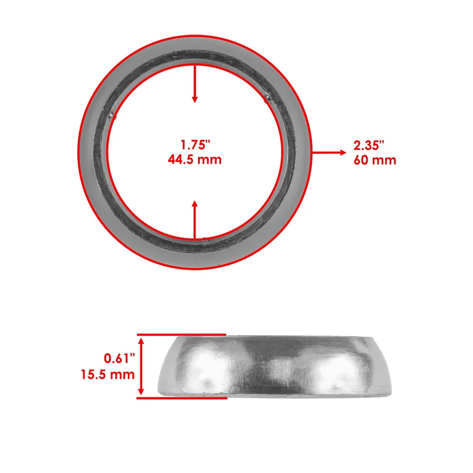 Kit de junta de tubo silenciadores silenciador de escape para Can-Am Commander 1000 2014-2015 Foto 3 de 4