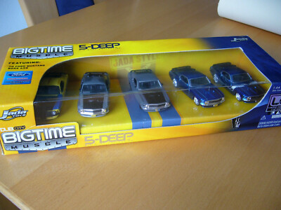 Jada,1:64, 5 Deep Set, Muscle Cars 1970 Ford Mustang Boss 429,USA,TOP, NEU, OVP