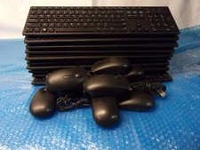 LOT OF 10 Dell Slim Wired Keyboard KB216t 0RKR0N RKR0N w/Dell wired mouse MS116c