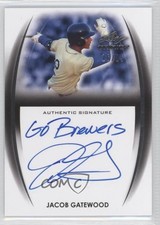 2014 Leaf Trinity Silver 16/25 Jacob Gatewood #A-JG1 Auto 2d9