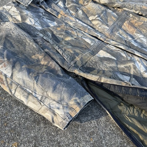 Vintage 90s Red Head Camo Coveralls Made In USA Insulated Full Leg Zip-Up XL - Picture 7 of 14