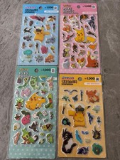 Korea DAISO Pokemon sticker 4-piece set